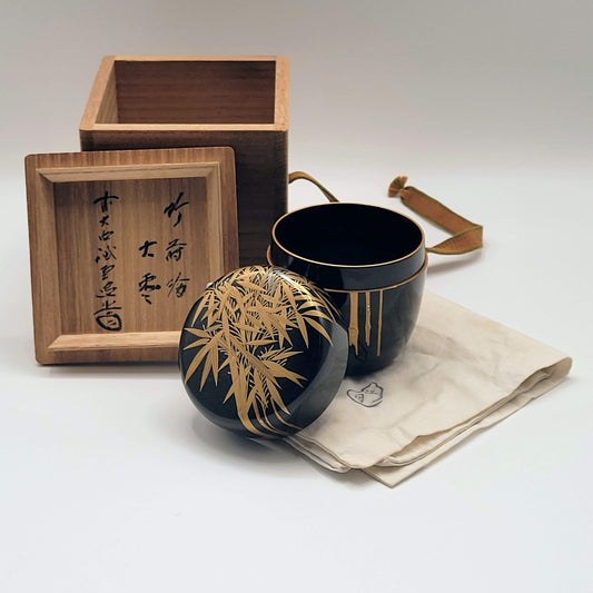Natsume japonais Chiku maki-e 竹蒔絵 Kōgetsu