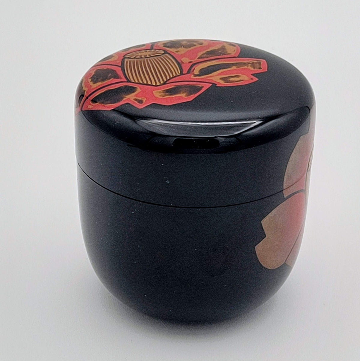 Camélia usucha natsume 椿紋薄茶器 Oshita Kosen