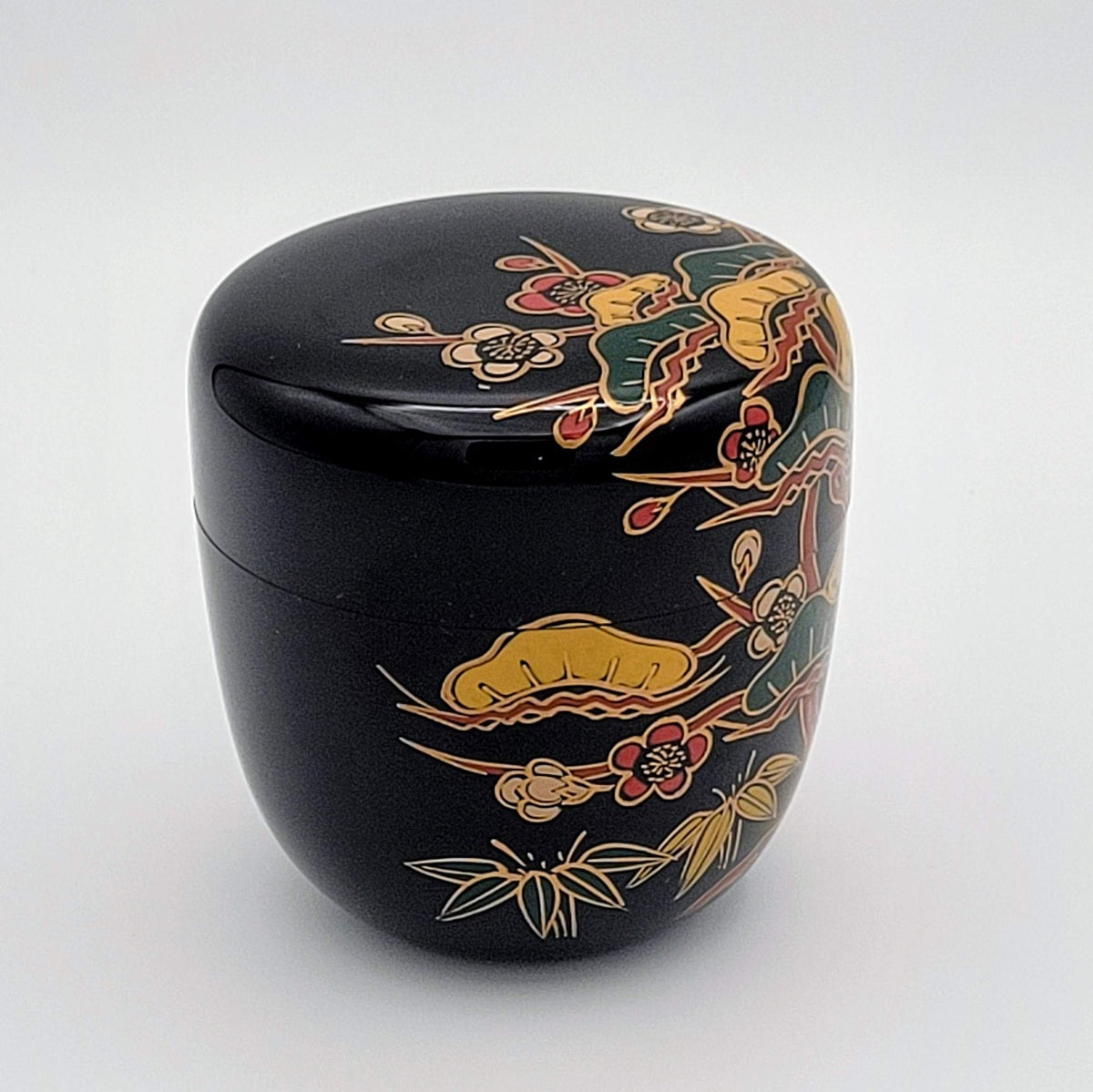 Matcha natsume avec motif Shochikubai 松竹梅 Sakata Minetosh