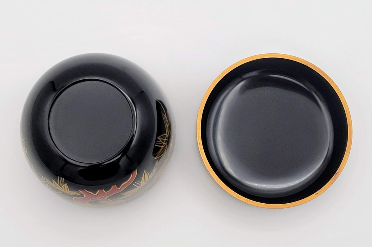 Matcha natsume avec motif Shochikubai 松竹梅 Sakata Minetosh