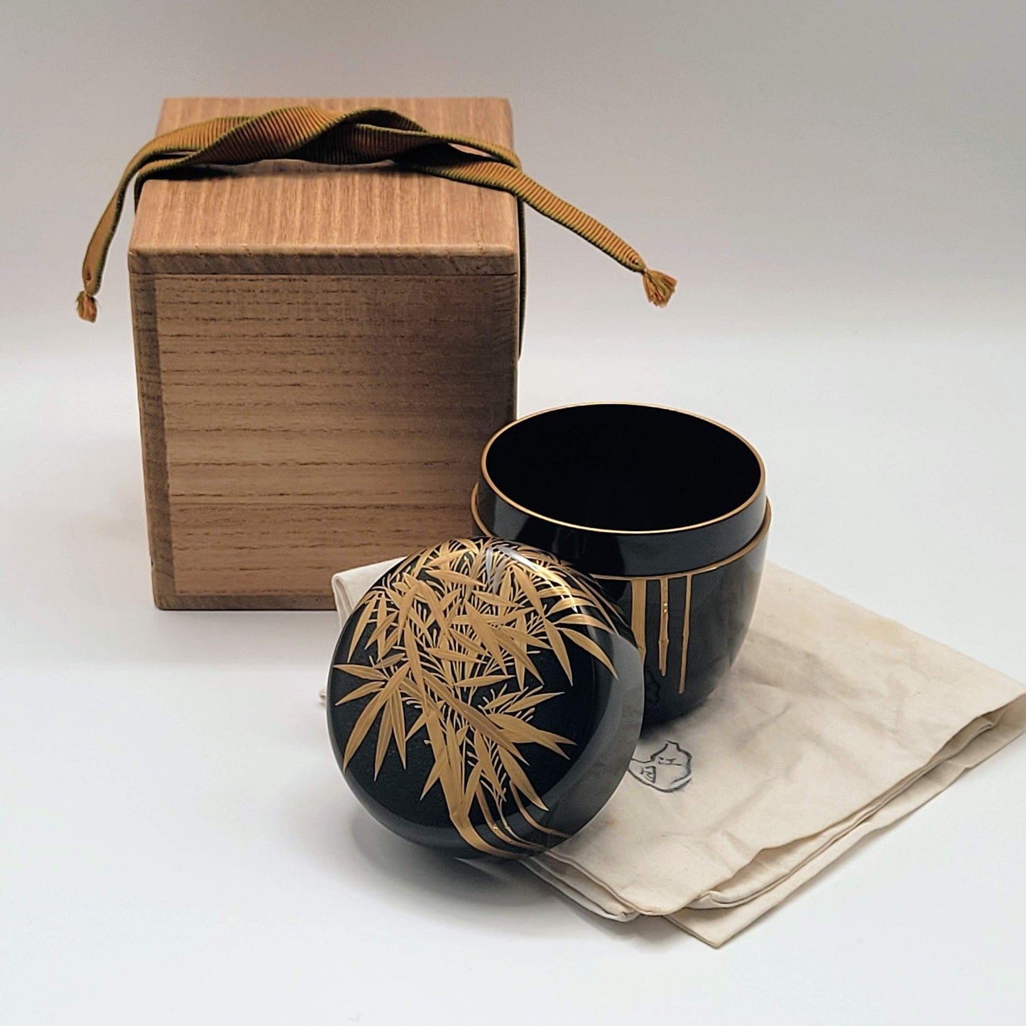 Natsume japonais Chiku maki-e 竹蒔絵 Kōgetsu