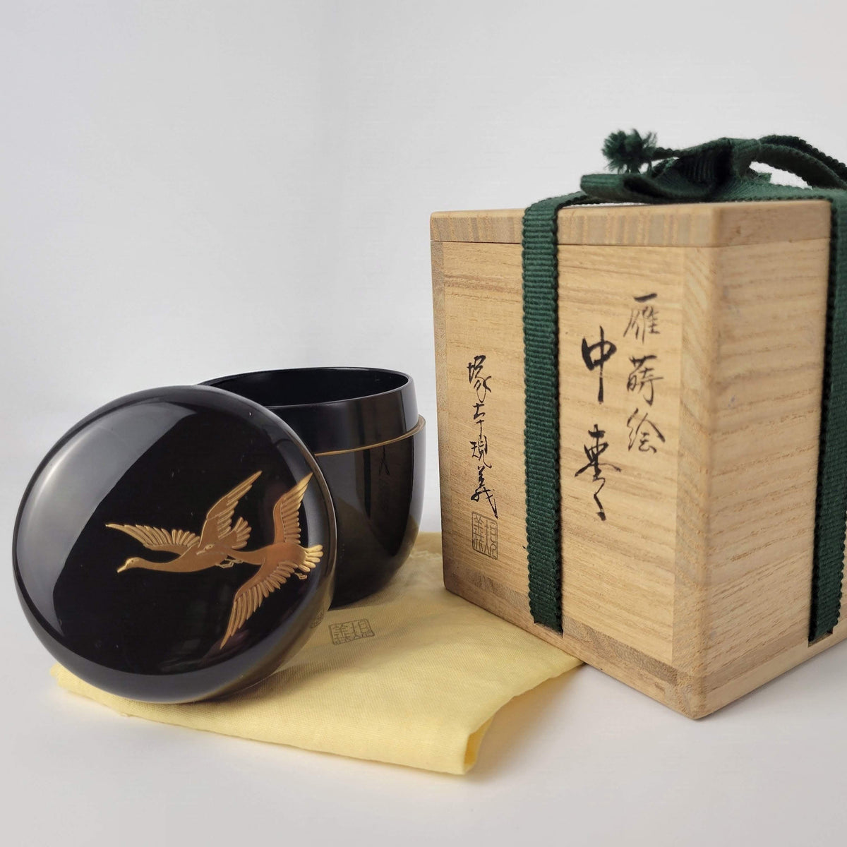 Natsume Maki-e japonais - Oies en automne – Tsukamoto Noriyoshi 塚本規義